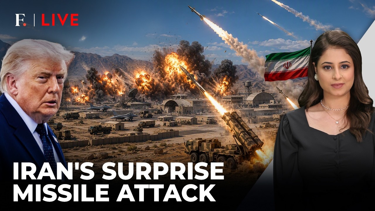 Iran Fires Ballistic Missiles on US Forces in West Asia, Trump Hits Back | Firstpost Live