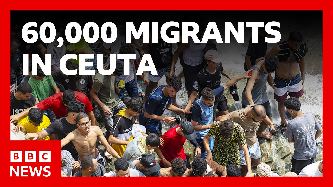 Migrants storm Spanish border – what’s happening in Ceuta and why | BBC News