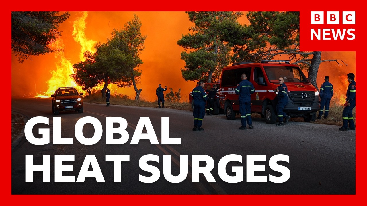 How much of the world is on fire right now? | BBC News