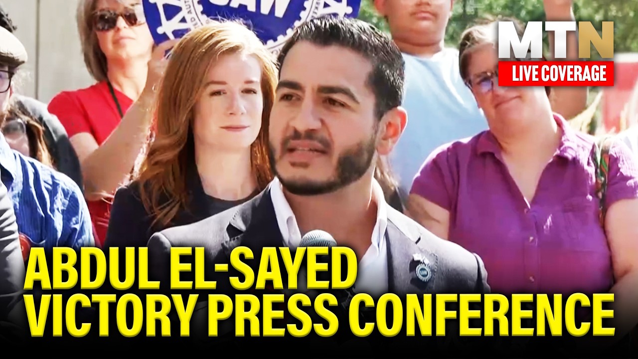 LIVE: ABDUL EL-SAYED VICTORY PRESS CONFERENCE