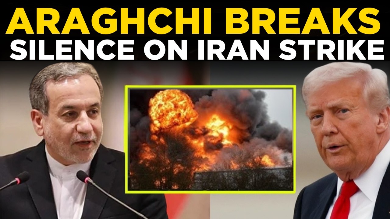 IRAN NEWS LIVE | Araghchi Breaks Silence On Secret Deal To Stop Trump’s Strikes | Iran Strike |TRUMP