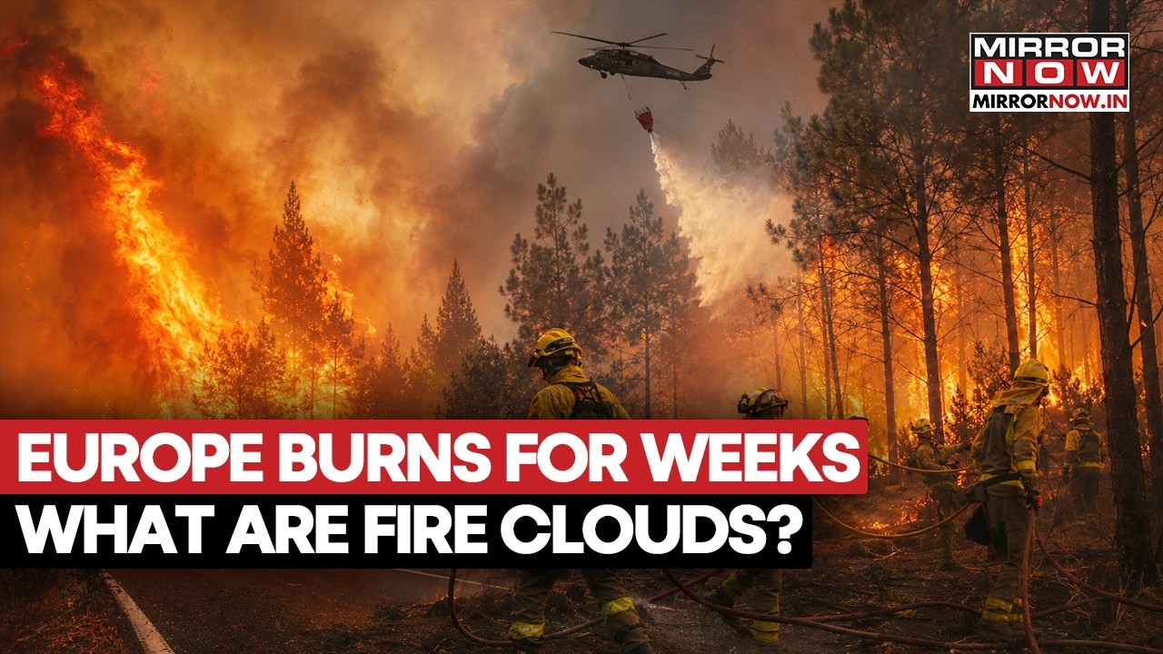 Europe Burns For Weeks: Spain, France Wildfires Wreaks Havoc, What Are Fire Clouds? | Watch