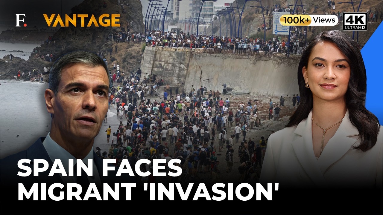 Europe Migration Crisis: Illegal Migrants From Morocco Enter Spain’s Ceuta | Vantage | 4K