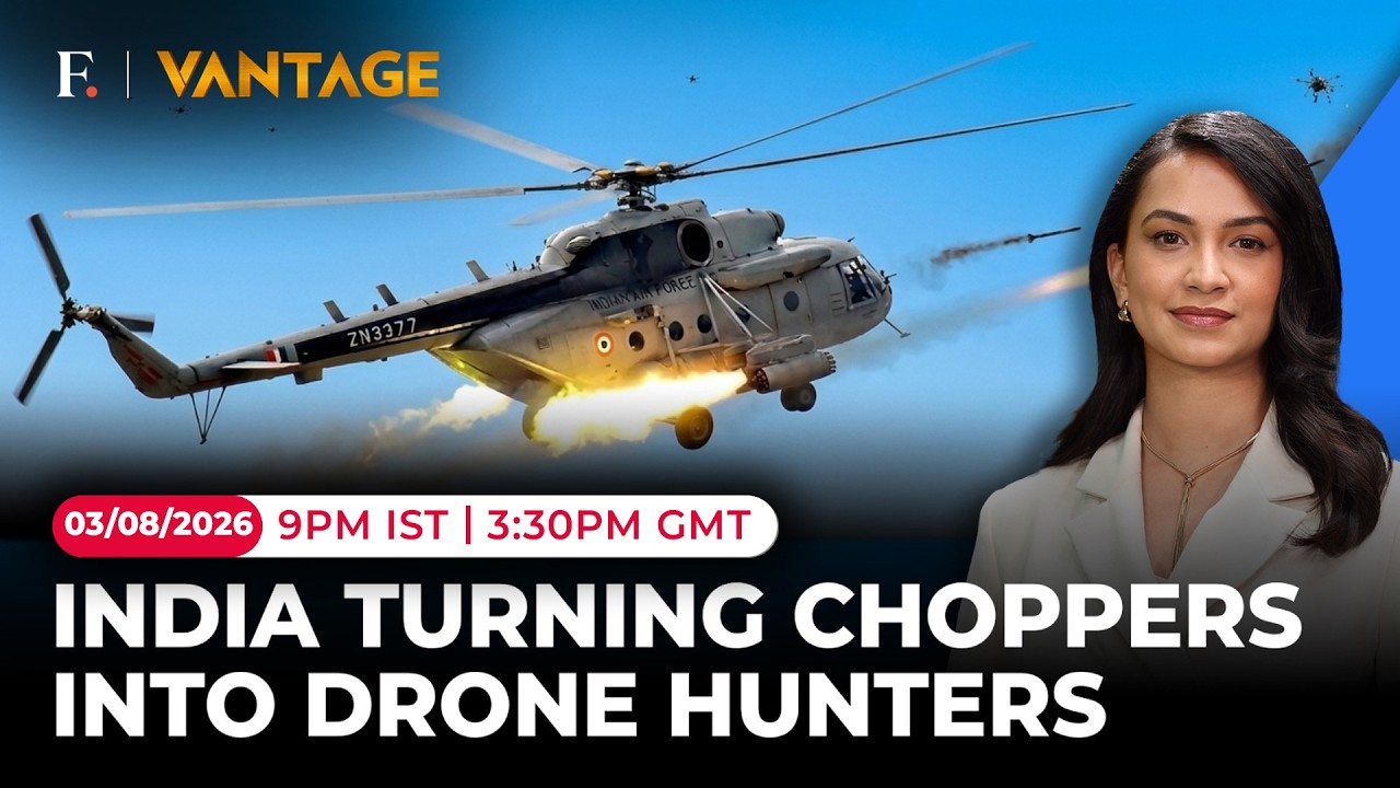 How India is Turning its Helicopters into Drone Hunting Platforms | Vantage on Firstpost
