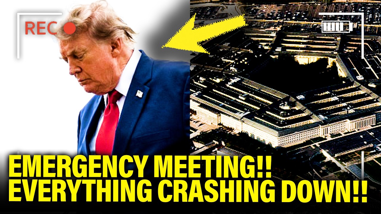 Pentagon holds CRISIS MEETING as Trump SPIRALS!!