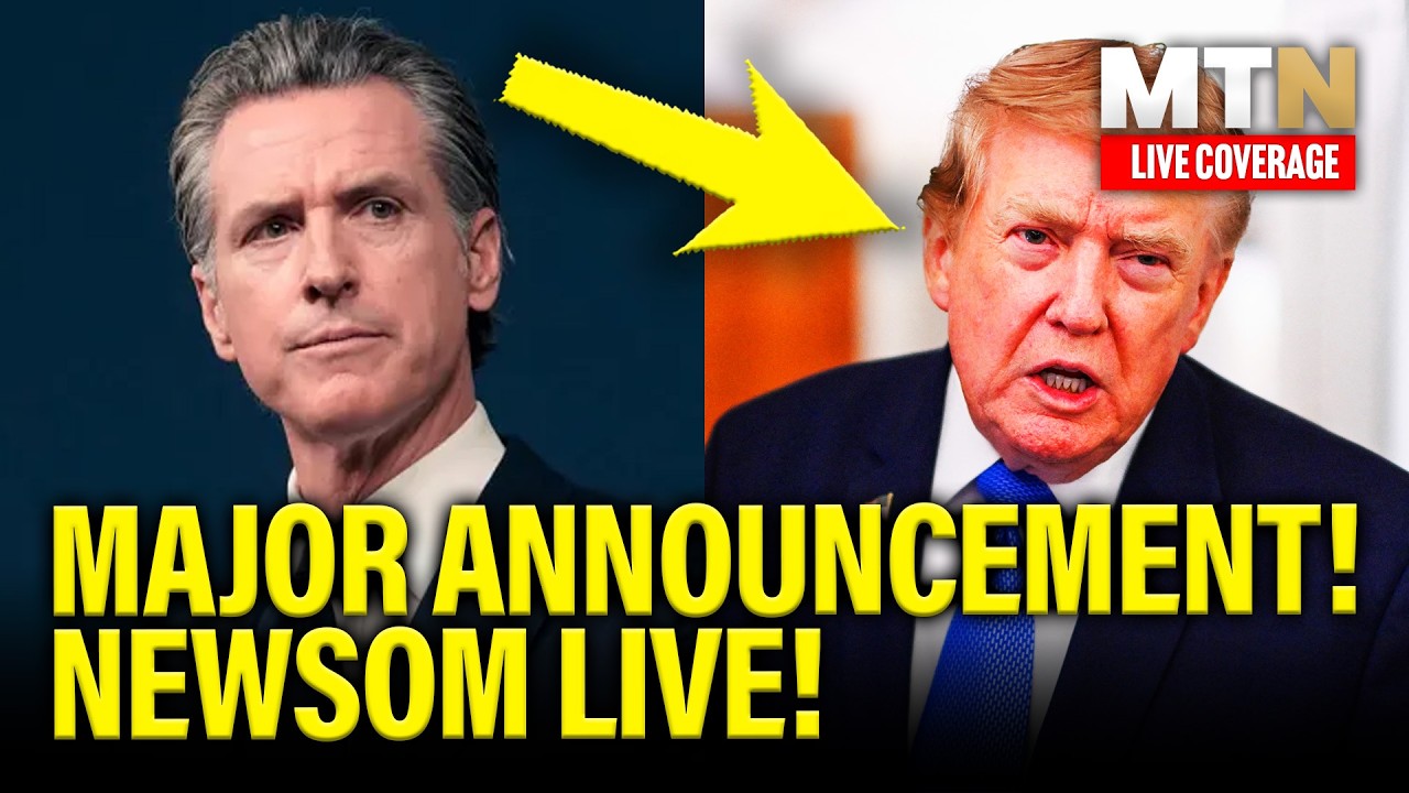 LIVE: Newsom Makes Major Announcement to FIGHT BACK against TRUMP PLAN!!