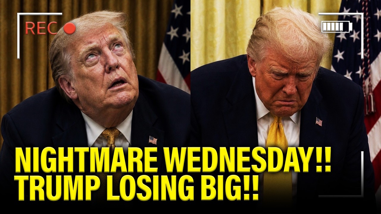 Trump has NIGHTMARE WEDNESDAY after BAD ELECTION NEWS!!!