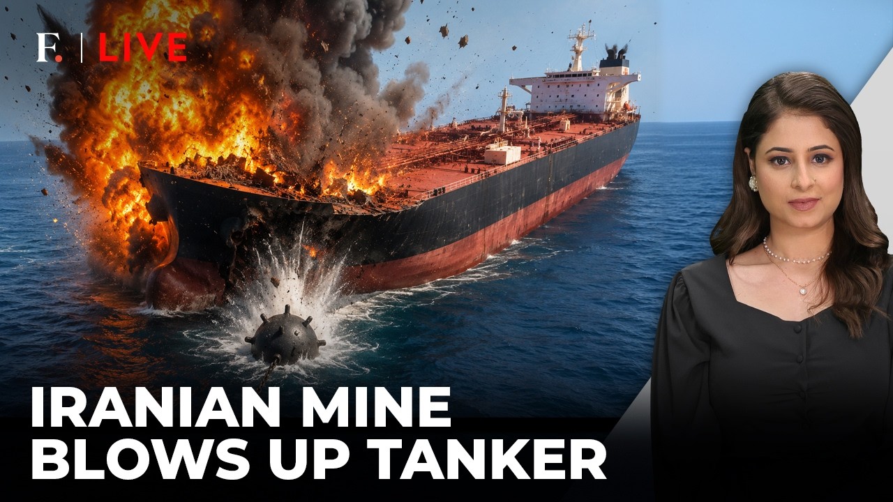 Hormuz Tanker Explodes After ‘Violating’ Iran-Approved Route | Firstpost Live