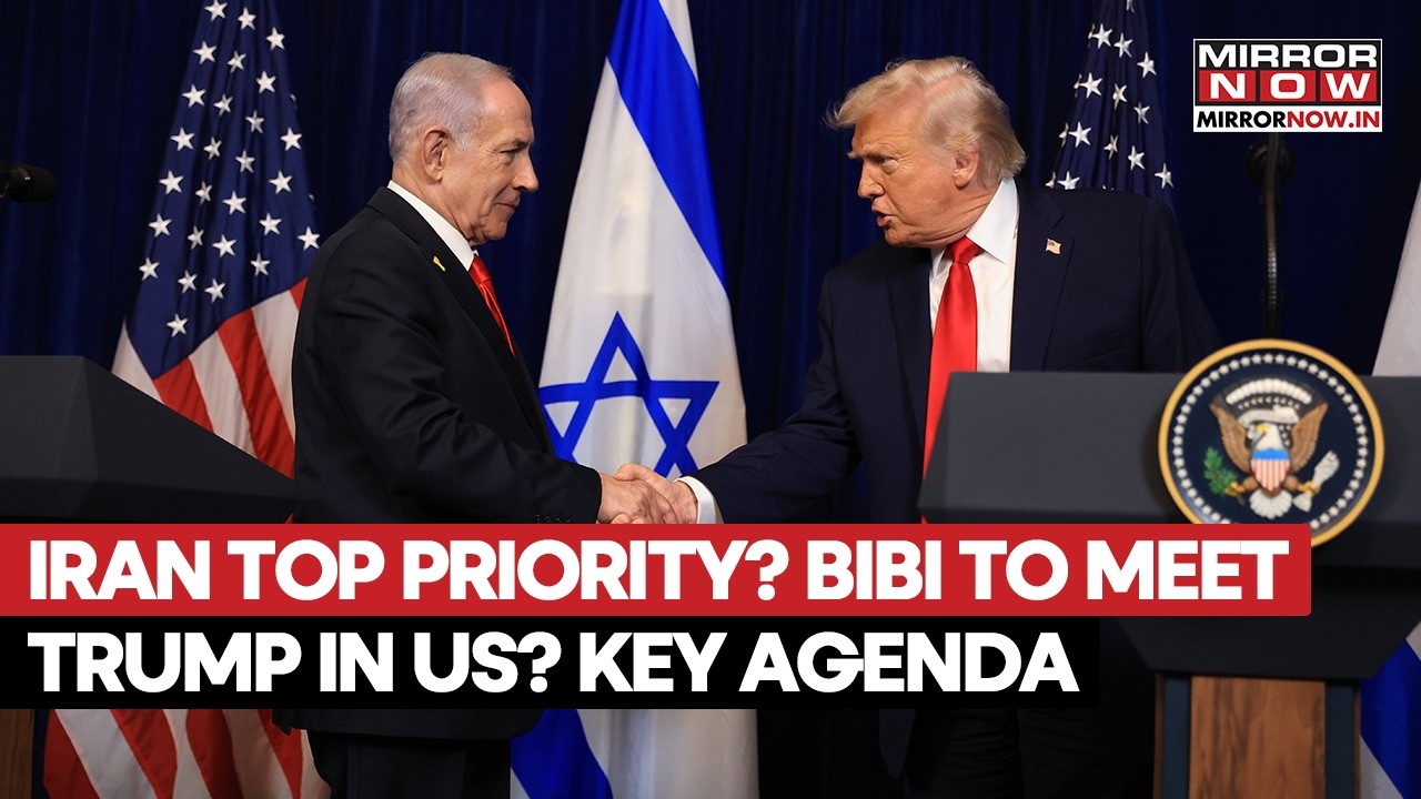 Netanyahu Meets Trump At White House? Iran Tops Agenda As Israel PM Arrives In Washington | Watch