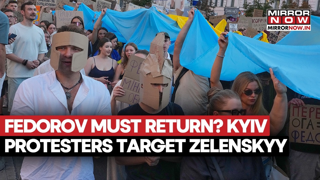 Zelenskyy Under Scrutiny? Ukraine Protests Continue To Demand Fedorov’s Return As Defence Minister