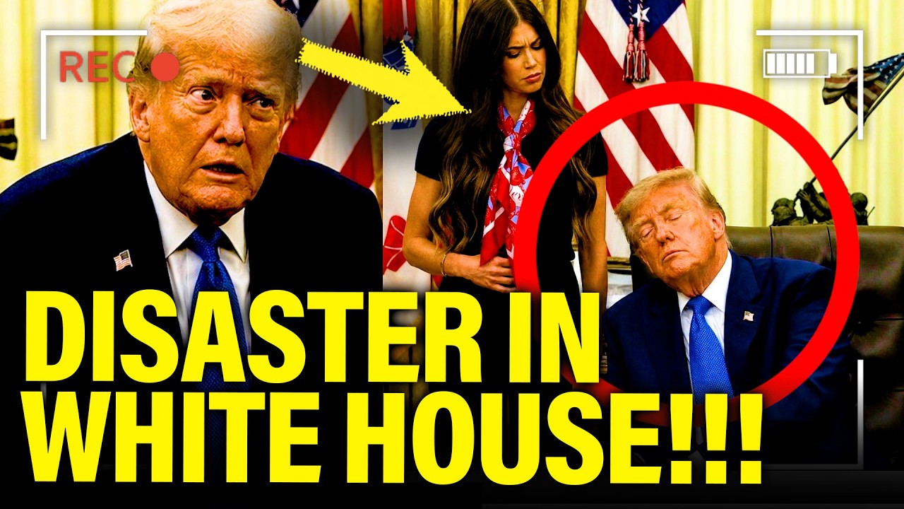 🚨SICKLY Trump has DISASTER PRESSER in WHITE HOUSE