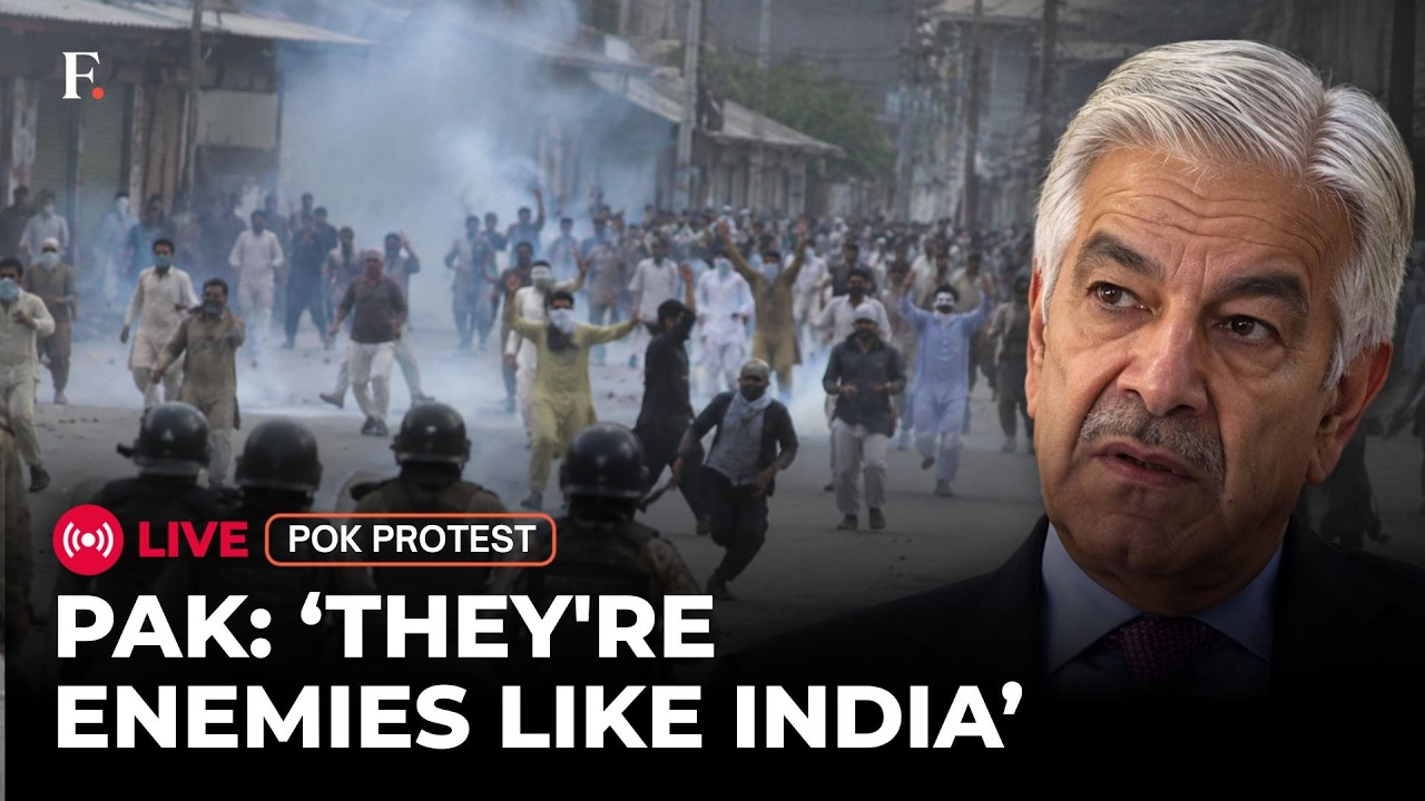 POK Protests LIVE | Pakistan’s Defence Minister Khawaja Asif Defends Killing Of 32 PoK Protestors