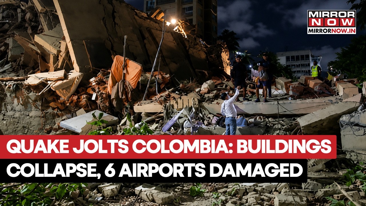 Colombia Earthquake: 7.4 Magnitude Quake Flattens Buildings, Traps Residents In Cali | WATCH