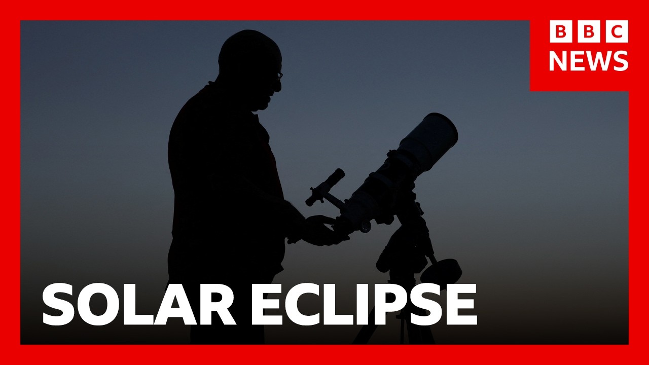 Europe awaits first total solar eclipse since 1999 | BBC News