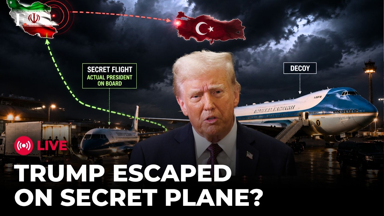 Trump’s Secret Escape LIVE: Iranian Threat Triggered Decoy Air Force One Ops From Turkey | NATO