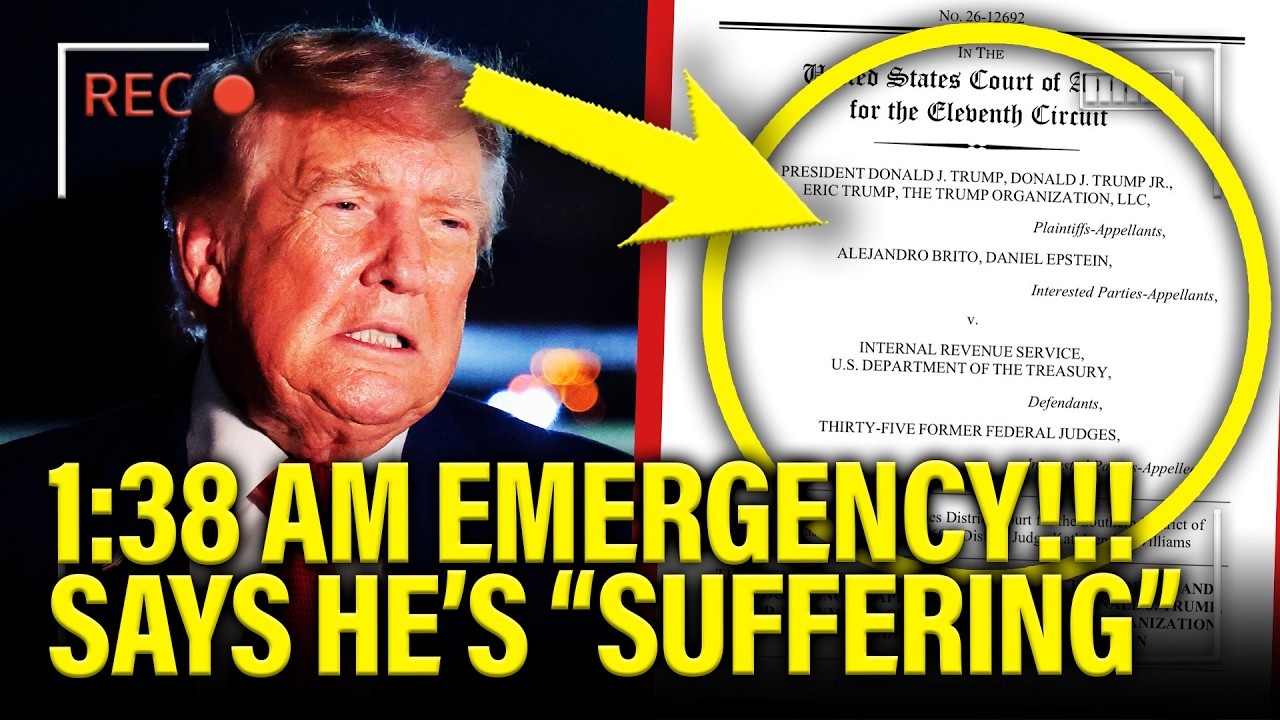Trump makes 1:38 AM EMERGENCY FILING over “HIS SUFFERING”