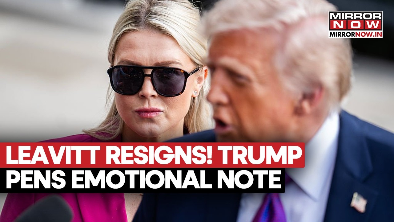 KAROLINE LEAVITT RESIGNS! Trump Pens Emotional Note As White House Press Secretary Steps Down
