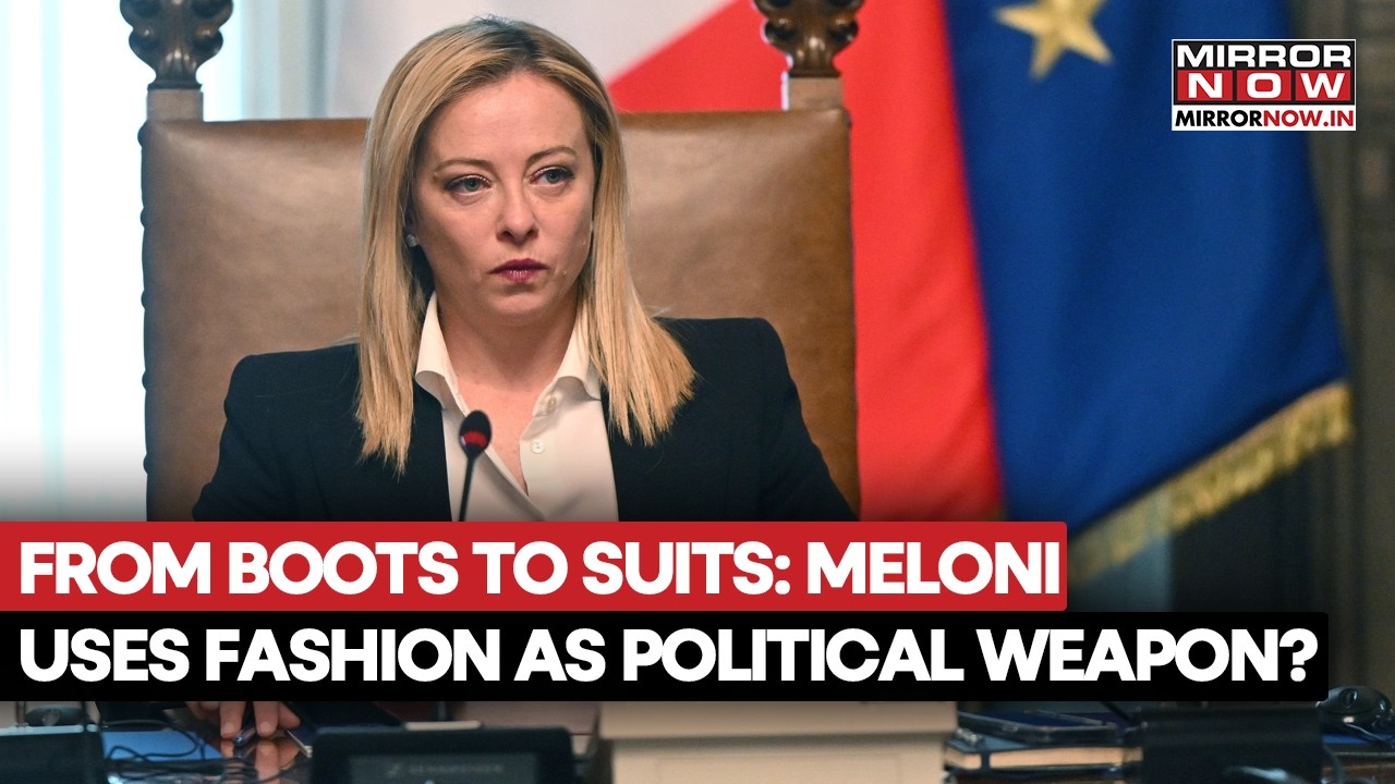 Meloni’s Stunning Style Shift: From Black Boots to Power Pastel Suits as Her Politics Evolve | Watch