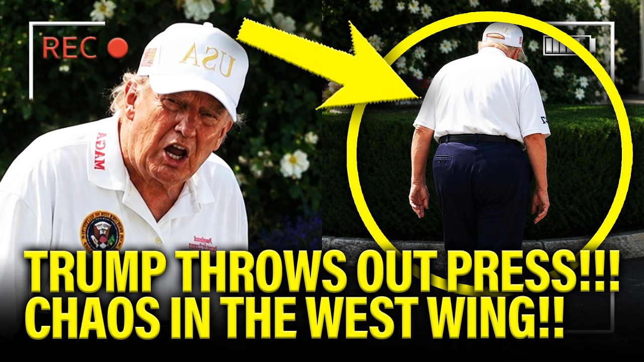 Trump KICKS OUT Press FROM WH after DISASTER DAY!!
