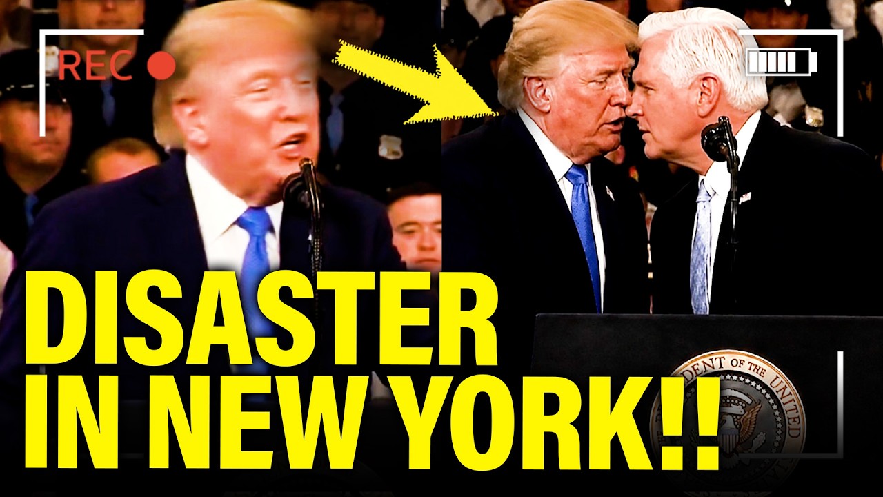 Trump gives DISASTER SPEECH in NY with DISASTER ADMISSION!!