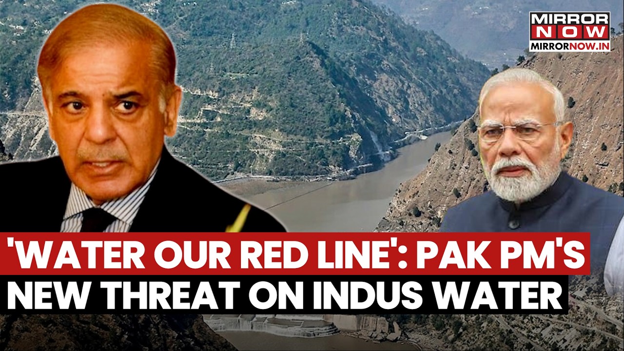 Pakistan PM Shehbaz Sharif Threatens India Over Indus Waters: ‘Every Drop Is Our Red Line’ | Watch