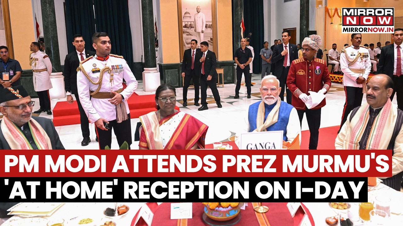 PM Modi, Ministers, Diplomat Attend President Murmu’s ‘At Home’ Reception On Independence Day