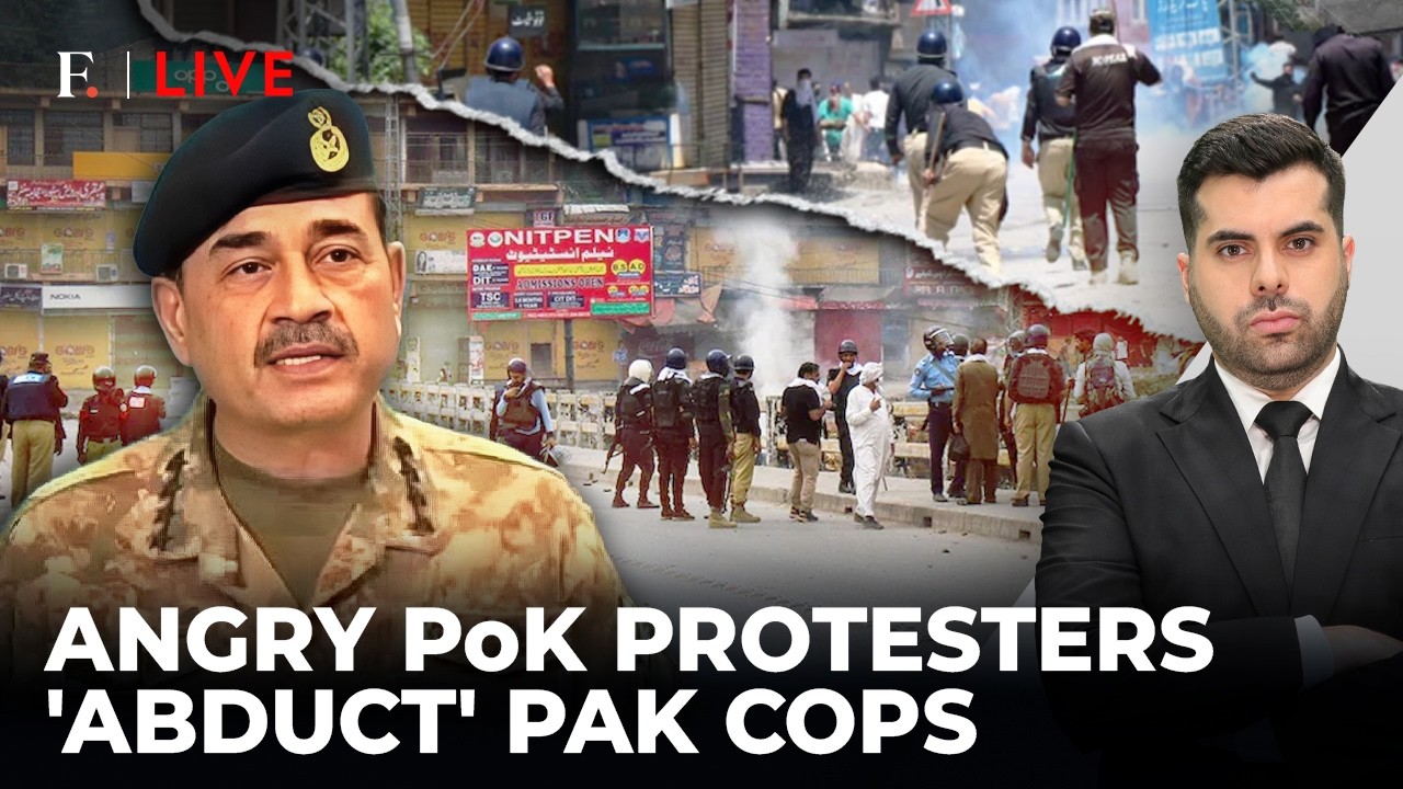 Pakistan’s PoK Grip Cracks? Police Abducted Amid Rising Unrest | Firstpost Live