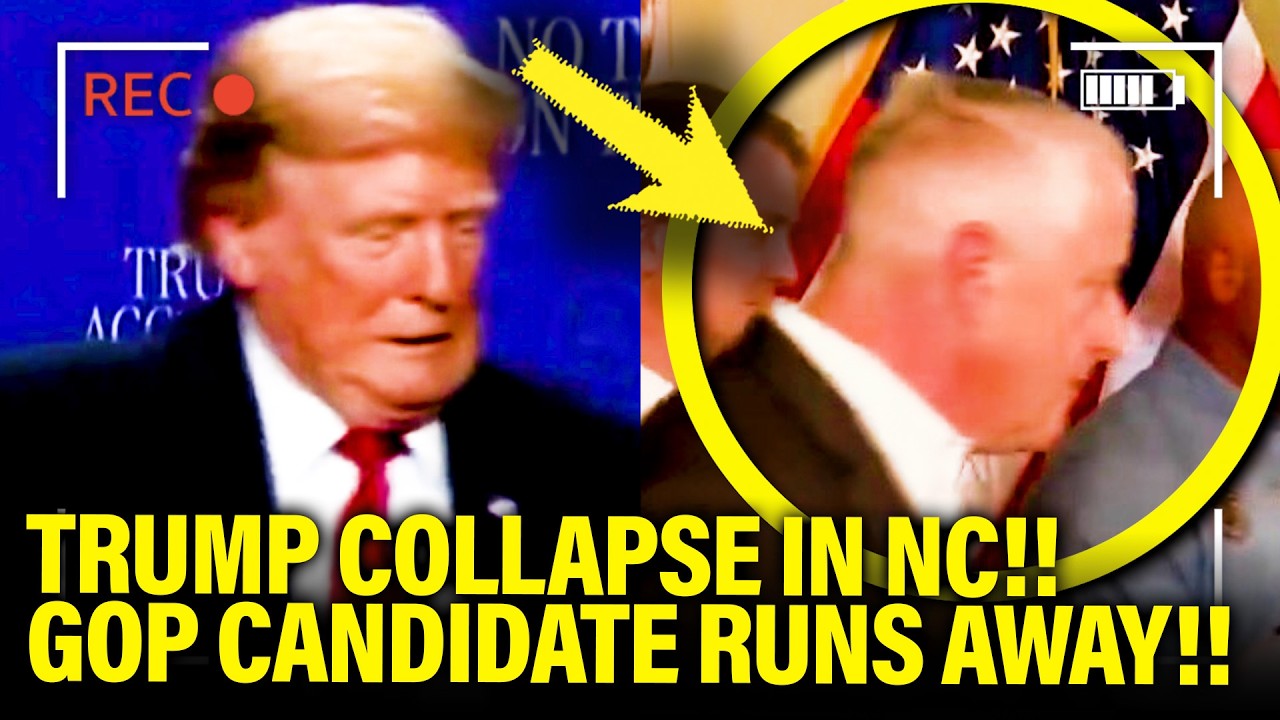 Trump COLLAPSES in NC as GOP CANDIDATE RUNS AWAY!!!