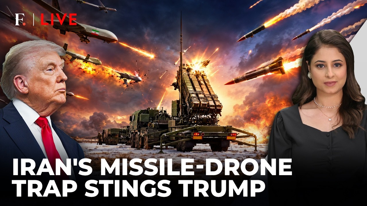 Iran’s New War Tactic: Missiles, Drones and a Strained US Defence Shield | Firstpost Live