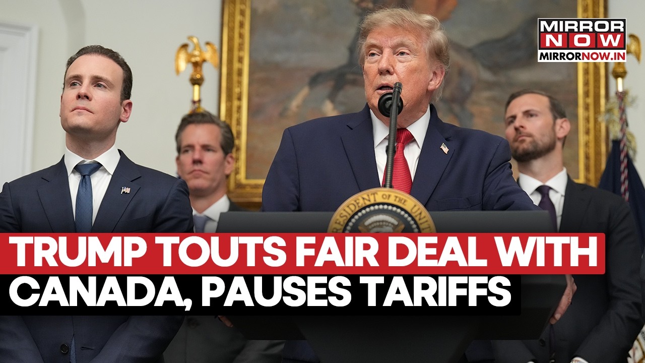 Trump Touts ‘Last-Minute’ Trade Deal With Canda As US Pauses Tariffs, Hails Talks With Carney
