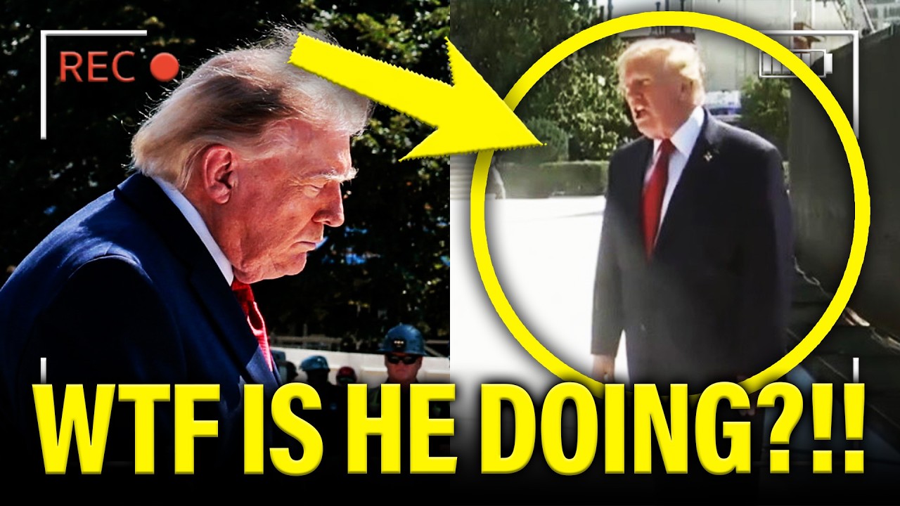 Trump LOOKS LOST on WH LAWN as PANIC SETS IN!!