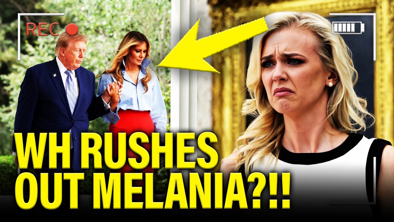 🚨Trump WH in PANIC Rushes Out MELANIA!!