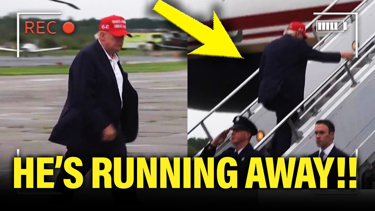 Trump RUNS FROM CAMERAS as WAR PLANS LEAK!!!