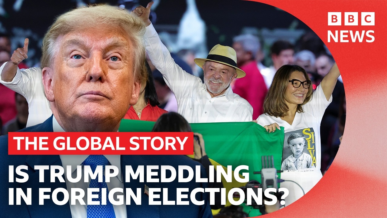 Is Trump trying to influence foreign elections? | BBC News