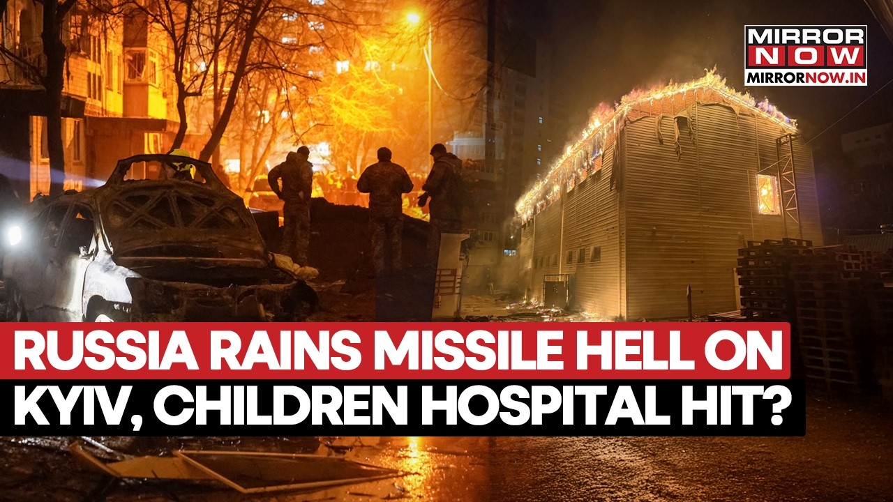 Russia Bombs Kyiv With Ballistic Missiles, Children’s Hospital, Residential Buildings Hit, 5 Killed