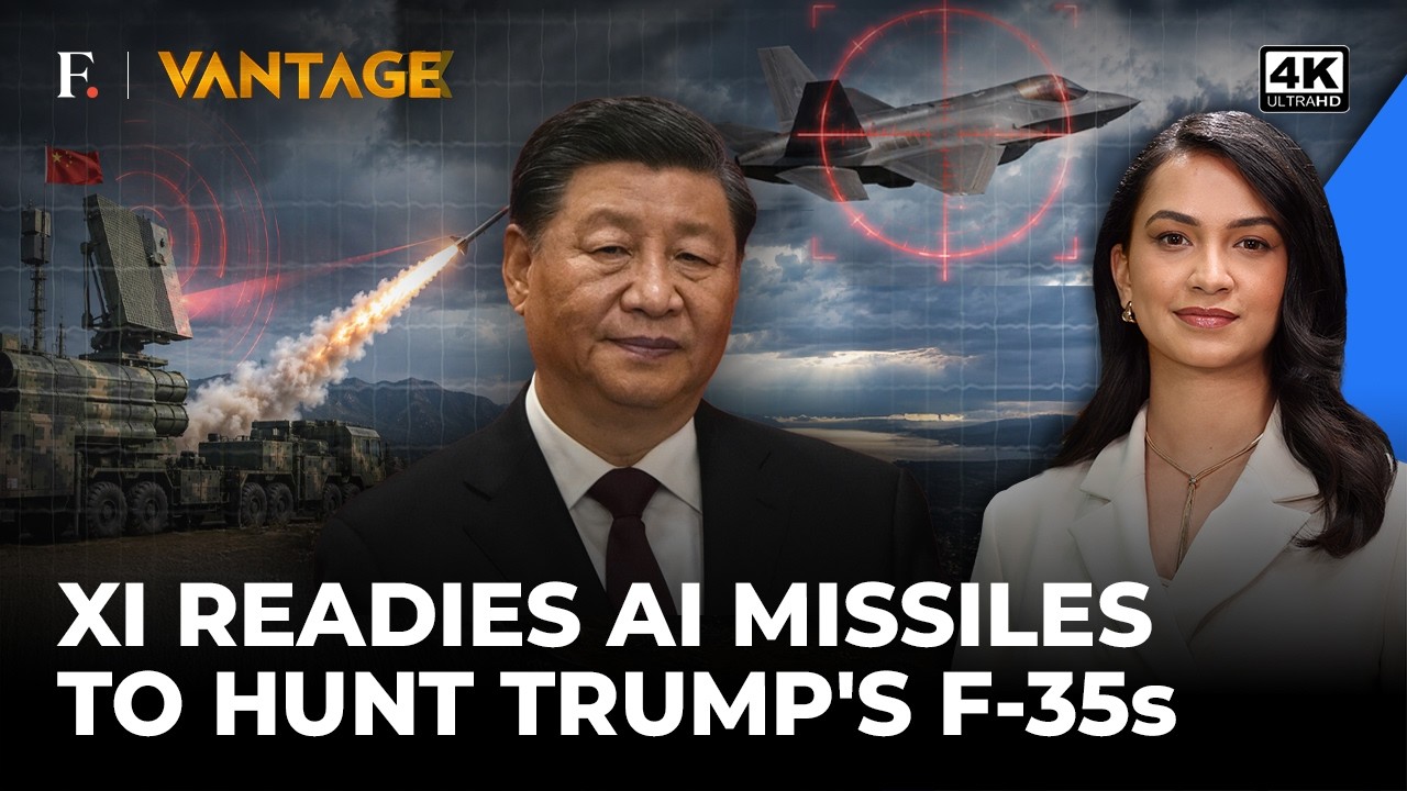 Xi’s China Develops AI Missile to Hunt Trump’s F-35, F-22 Stealth Jets | Vantage on Firstpost | 4K