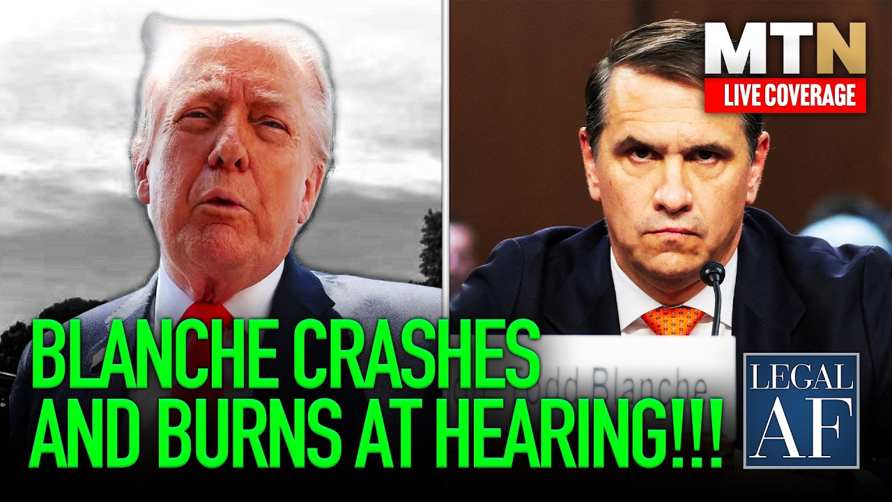 LIVE: Trump PANICS as Blanche CRASHES and BURNS!!! | Legal AF