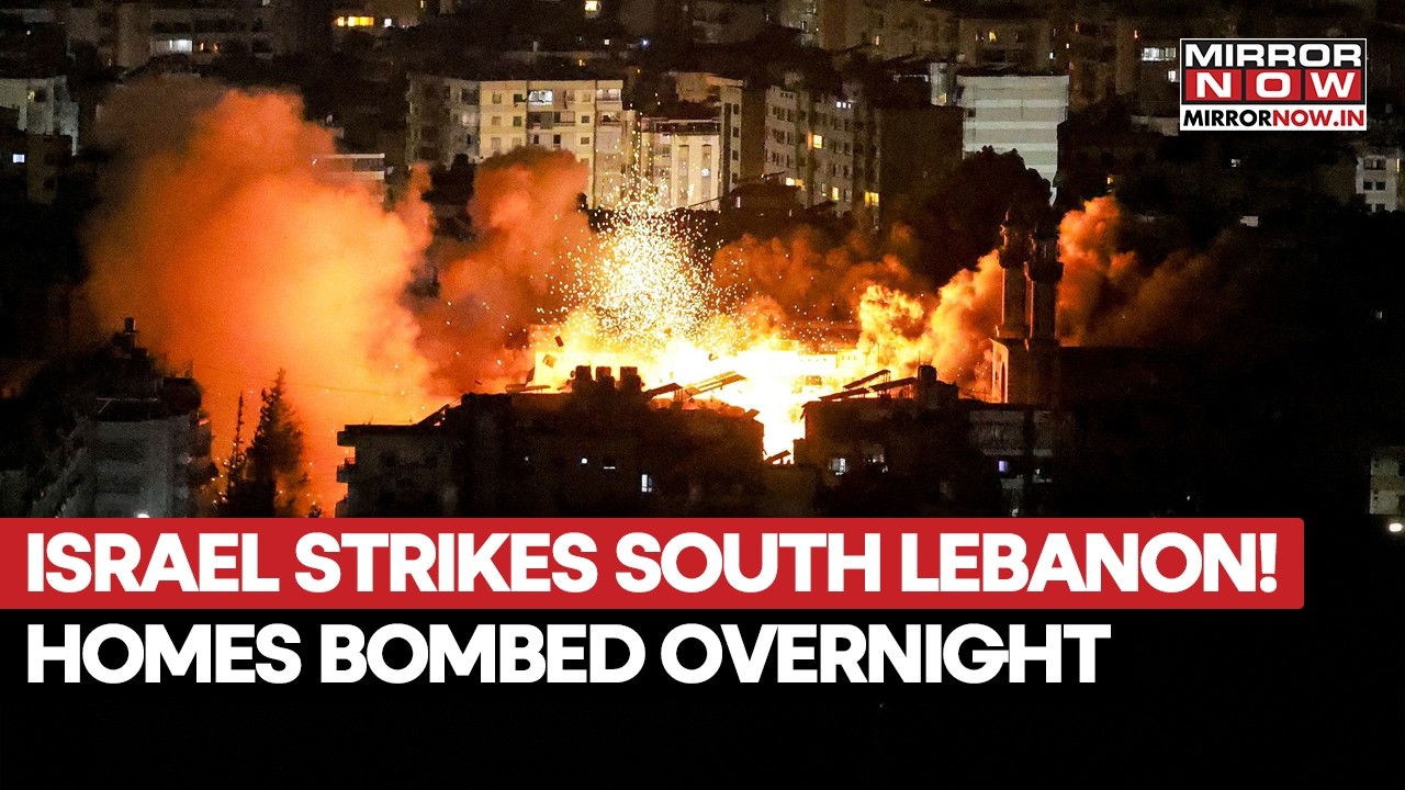 Israel Strikes South Lebanon! Homes Bombed Overnight As Tensions Explode In Middle East Region