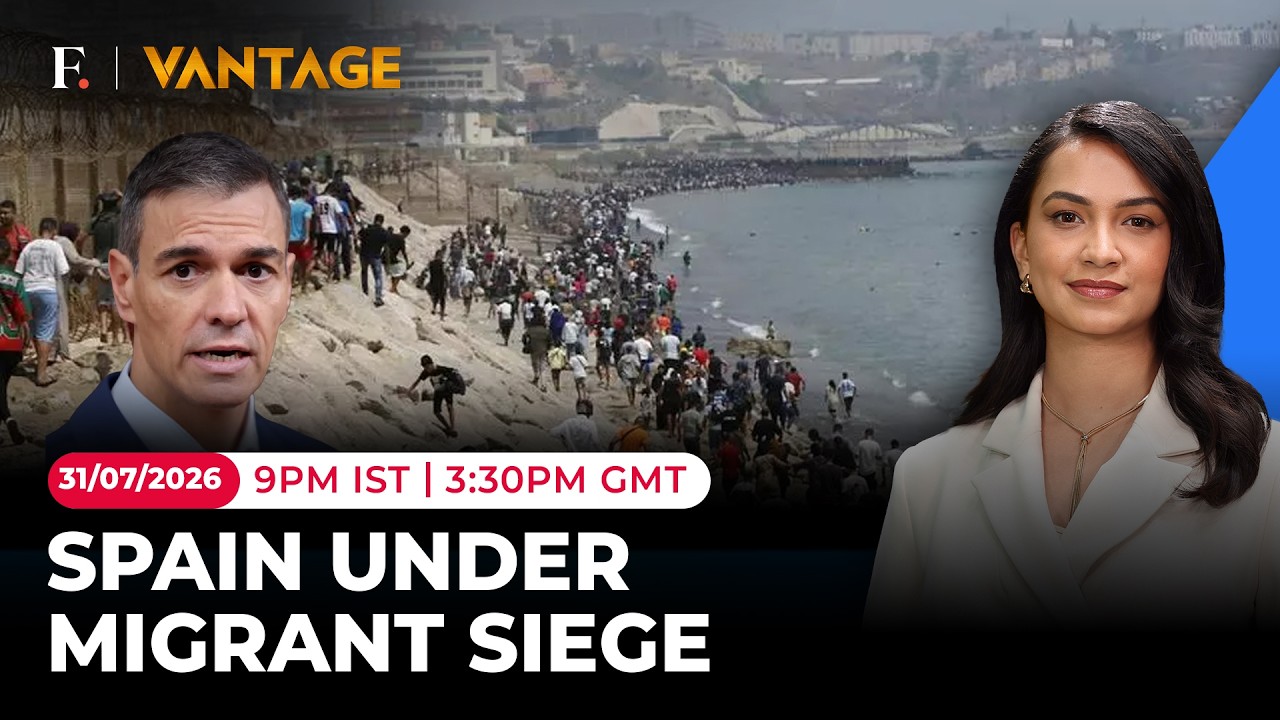 Moroccan Migrants Pour Into Spain’s Ceuta Amid Europe’s Migrant Crisis | Vantage on Firstpost