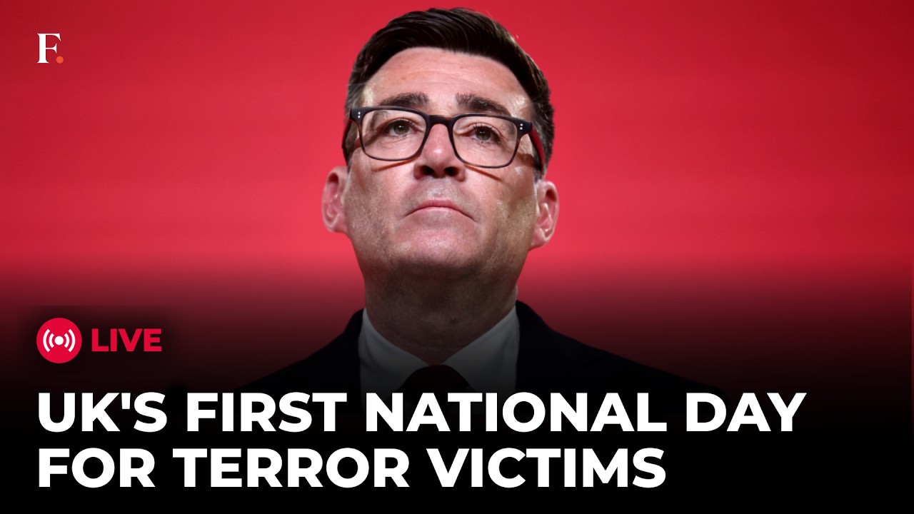 Andy Burnham LIVE: UK PM Andy Burnham Speaks On National Day For Terror Victims & Survivors
