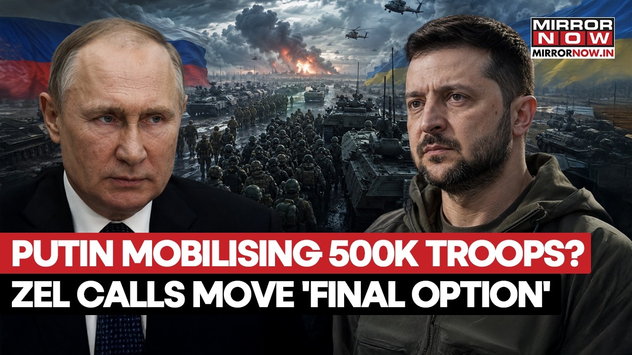 Putin Plans Mobilisation Of 5,00,000 Troops? Russia-Ukraine War Escalation Fears Grow | WATCH