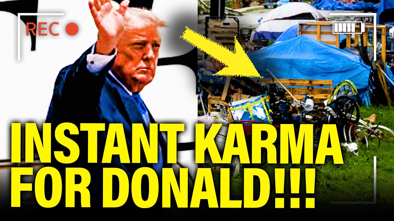 Trump gets INSTANT KARMA from UNHOUSED WOMAN in FED COURT!!!