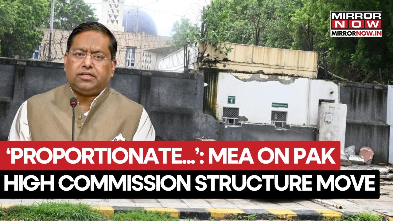 India Reacts To Structures Removed Outside Pakistan High Commissioni Says, ‘Proportionate Response’