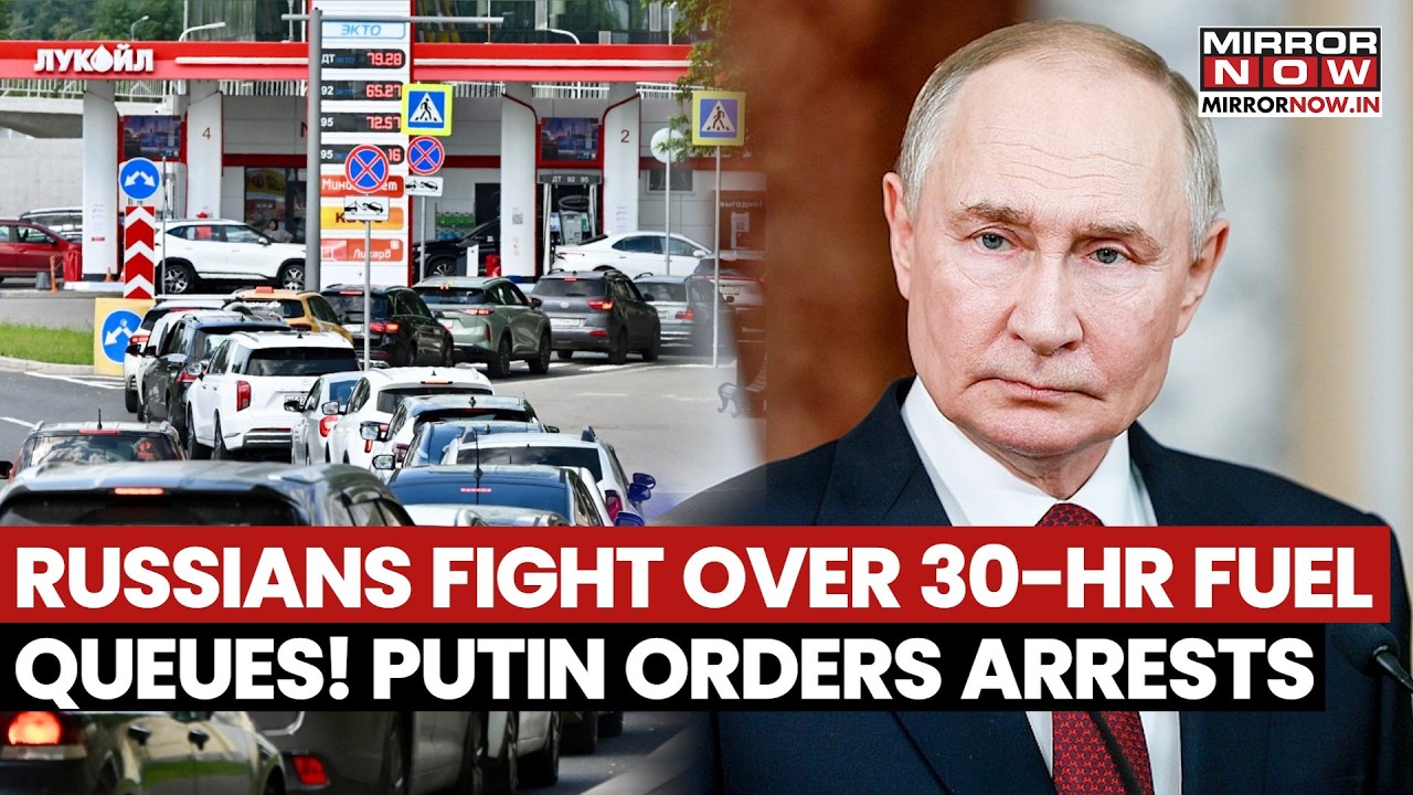 Russians Fight Over Fuel, Putin Orders Arrests As Ukraine Strikes Moscow’s Oil Refineries | Shocking