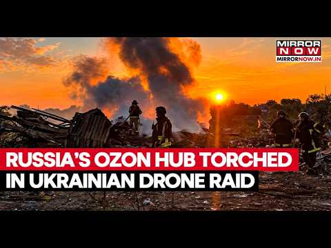 Ukraine Drones Torch Russia’s Ozon Warehouse, Massive 10-Hour Blaze Leaves Samara In Ruins