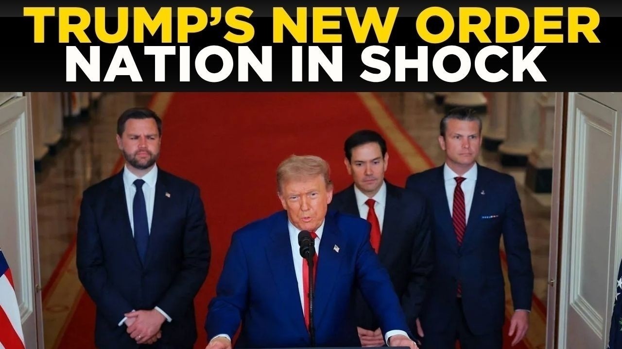 Donald Trump Live: Trump UNLEASHES Emergency Powers, Iran War Forces America into CRISIS Mode