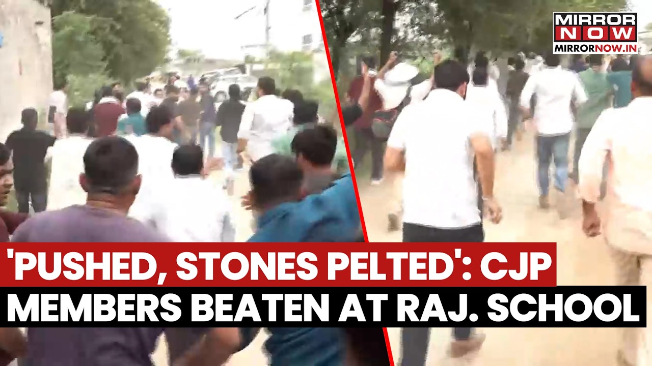 CJP’s Ashutosh Ranka & Other Members Heckled At Rajasthan School; Accuse BJP Of Sending Goons