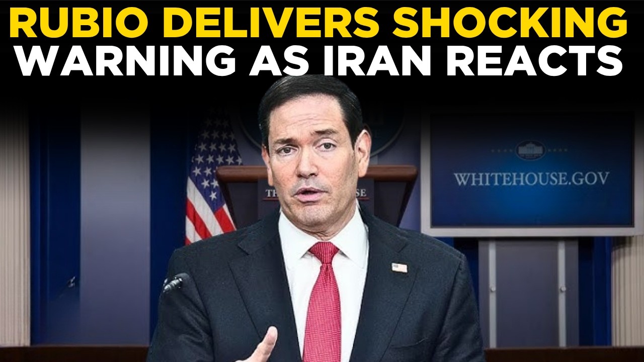 US News LIVE | ‘That’s A Red Line!’ Marco Rubio Drops Explosive Warning To Iran | Iran News