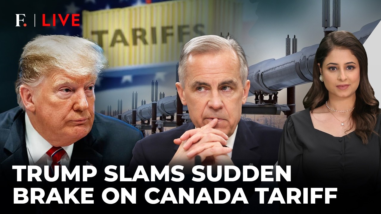 Trump’s Huge Canada Tariff U-Turn After Carney’s Surprise Move; ‘Halt All…’ | Firstpost Live