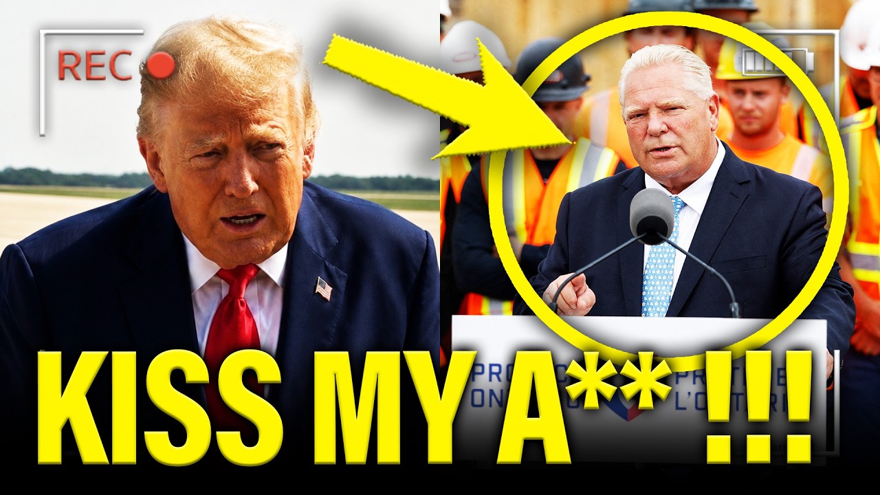 Canada Leader TELLS Trump KISS MY A**  in BRUTAL PRESSER!!